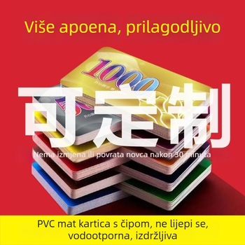Plastični žetoni za Mahjong i kartice za igranje, otporni na habanje i vodootporni, posebni tokeni za dvorane za igre, besplatan dizajn