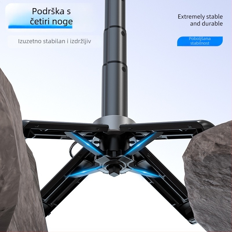 Držač za selfie za četveronožni stativ kompatibilan s Pocket3, Action5 i Insta360