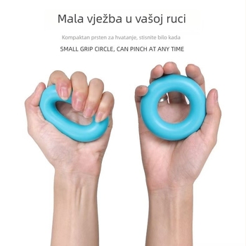 Set silikonskih držača za jačanje hvata, glatka površina, za pet prstiju, stil delfin pianino