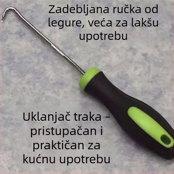 Kružni kuka odvijač za mrežu prozora, uklanjanje brtvnih traka i brtvila, alat za demontažu