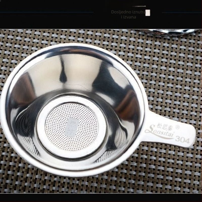 Rui Kun Filter za čaj od nehrđajućeg čelika 304, debeli filter za čajne listove, dodaci za čaj, odvajač taloga čaja, Kung Fu filter za čaj