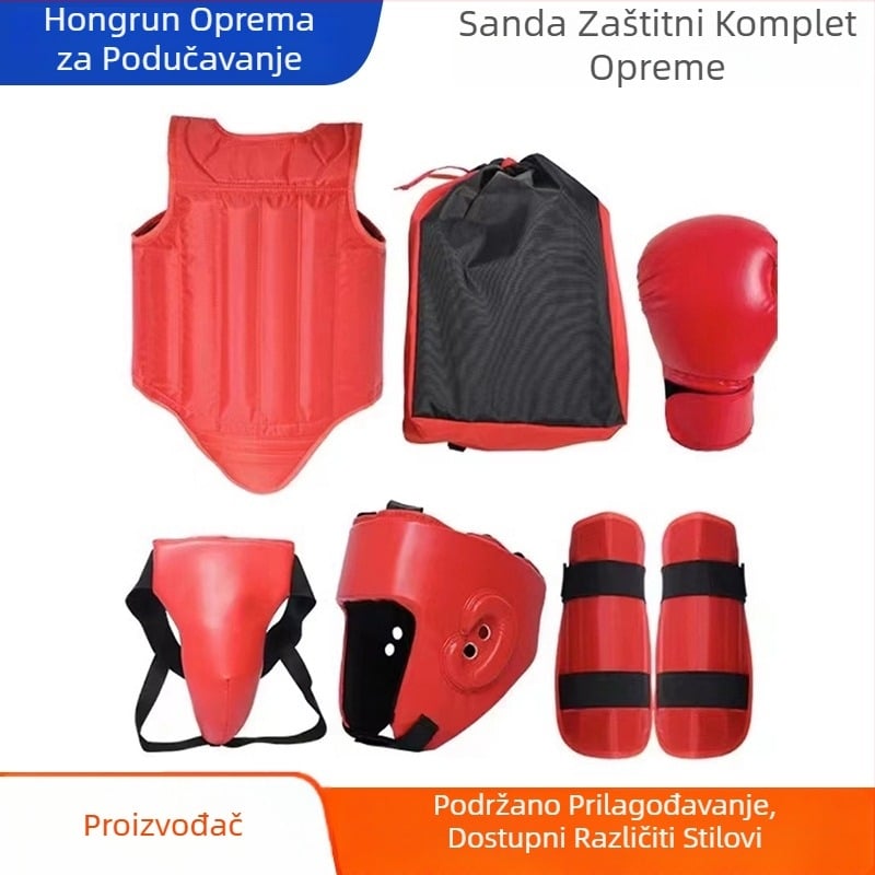 Set zaštitne opreme za sanda za odrasle – potpuni trening opreme za slobodnu borbu