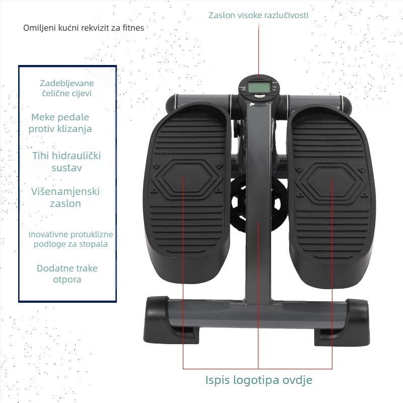 Unutarnji stepper i eliptički trener za noge — prenosni kućni fitness uređaj