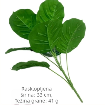Umjetna zelena biljka bonsai s tarom i zelenim jabukama za unutarnju dekoraciju
