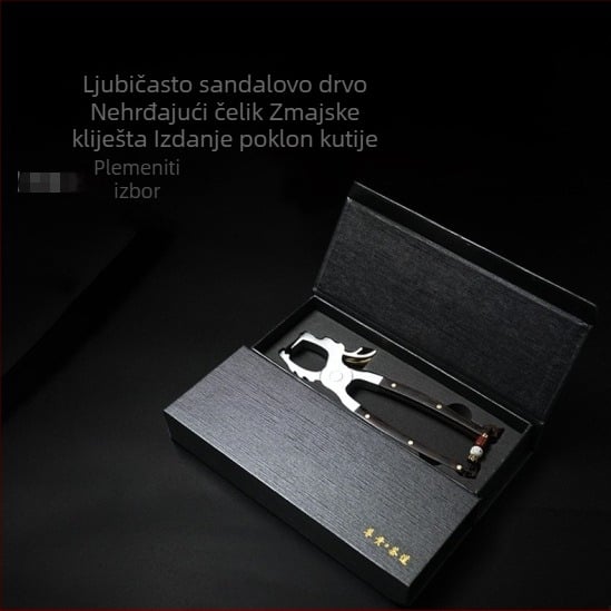 Set alata za čaj od nehrđajućeg čelika i ljubičastog sandalovog drveta: čajni štipaljke, igla za čaj, nož za čaj, otvor za čaj Pu'er za kolač/brick, škare za listove čaja Pu'er