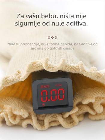 Jesenske 2026 šećerne boje bebi čarape s volanastim rubom, bez šavova, 0-6 mjeseci, pamuk A-klase