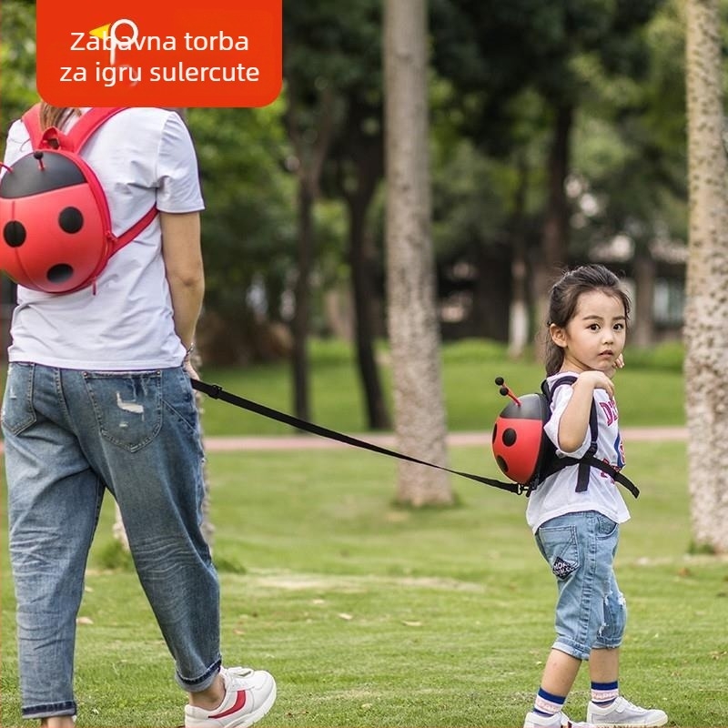 Supercute Ruksak protiv gubitka za djecu s printom Ladybug