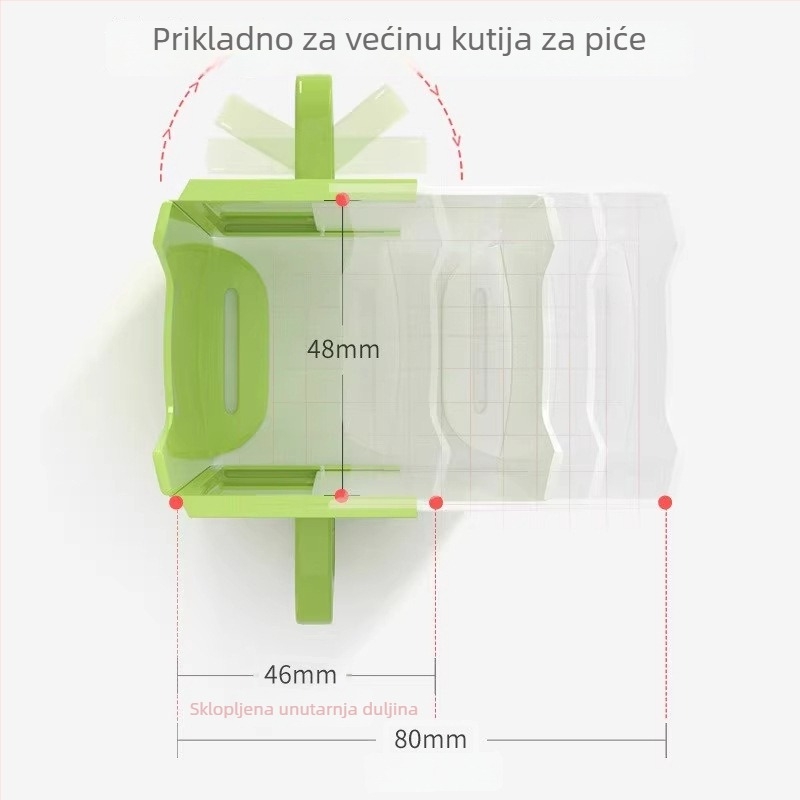 Dječji držač za piće za čaše mlijeka i jogurta — zaštita od opeklina i zgužvanja