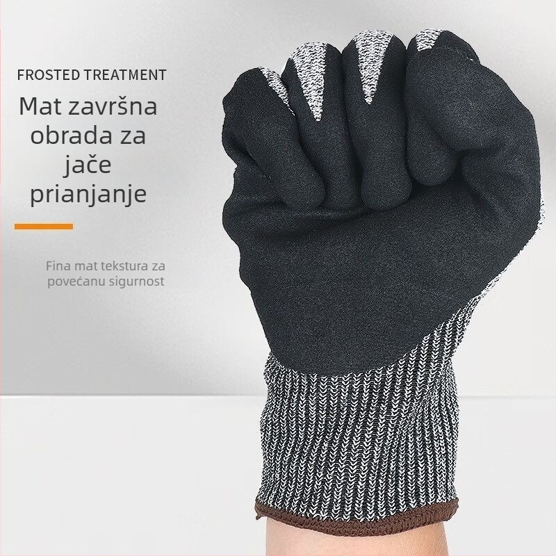 Rukavice otporne na rezanje, protivklizne, prozračne, otporne na ogrebotine i habanje – radne rukavice