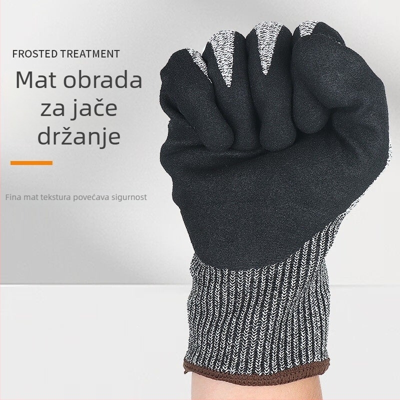 Rukavice otporne na rezanje, protivklizne, prozračne, otporne na ogrebotine i habanje – radne rukavice
