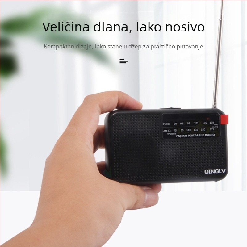 FM/AM dvobandni analogni radio s kazaljkom
