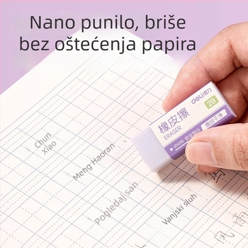 Deli Nano gumice VP499 – kvadratne PVC gumice za olovke i školu