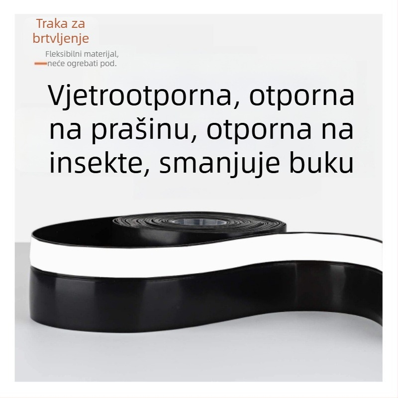 TPE traka za brtvljenje praznina vrata, traka za brtvljenje stakla na dnu vrata, silikon traka za brtvljenje prozora, staklo vrata i prozora