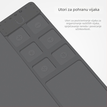 Antistatični silikonasti radni mat za popravke mobitela i računala, izolirana radna površina, podloga za toplinski pištolj i lemilicu