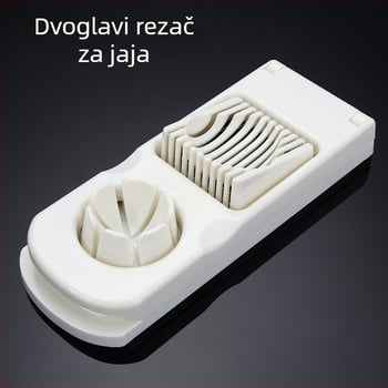 Višenamjenski rezač za jaja — 2-u-1 alat za rezanje jaja