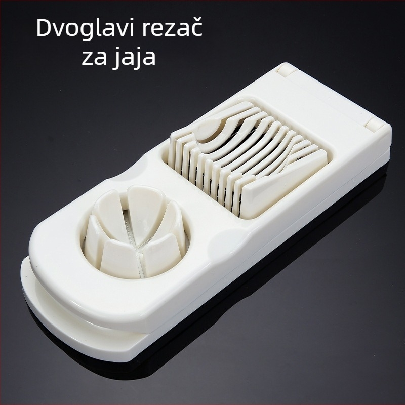 Višenamjenski rezač za jaja — 2-u-1 alat za rezanje jaja