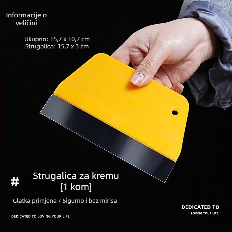 Prozirna plastična špatula za kremu torti, mekani alat za ravnanje, kućni alat za pečenje