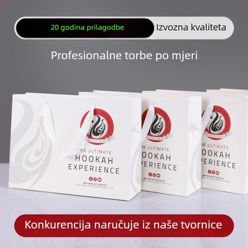Prilagođene papirnate torbe za trgovine odjeće – torbe za kupovinu i poklon torbe za trgovinu preko granice