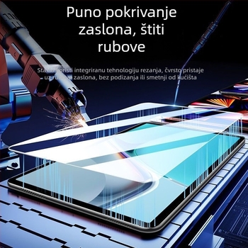 OALeh 10,1-inčni zaštitnik zaslona od kaljenog stakla za tablete — HD, otporan na ogrebotine, otporan na lom, elektroplatirani završetak