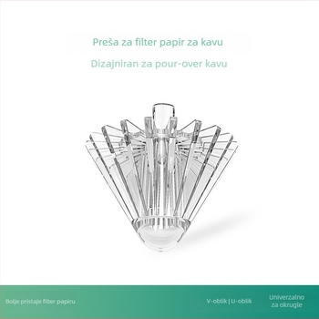 Presa za papir za filter kave pour-over V60 – oblik U i V, oblik šalice, universalna