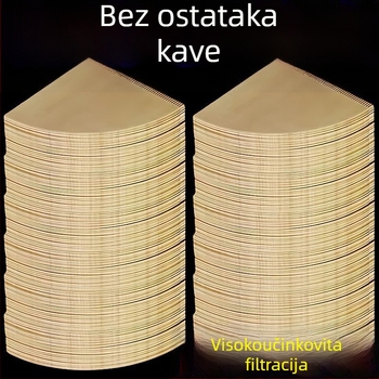 V60 konični papir za filtriranje kave, za ručnu pripremu, prehrambene klase