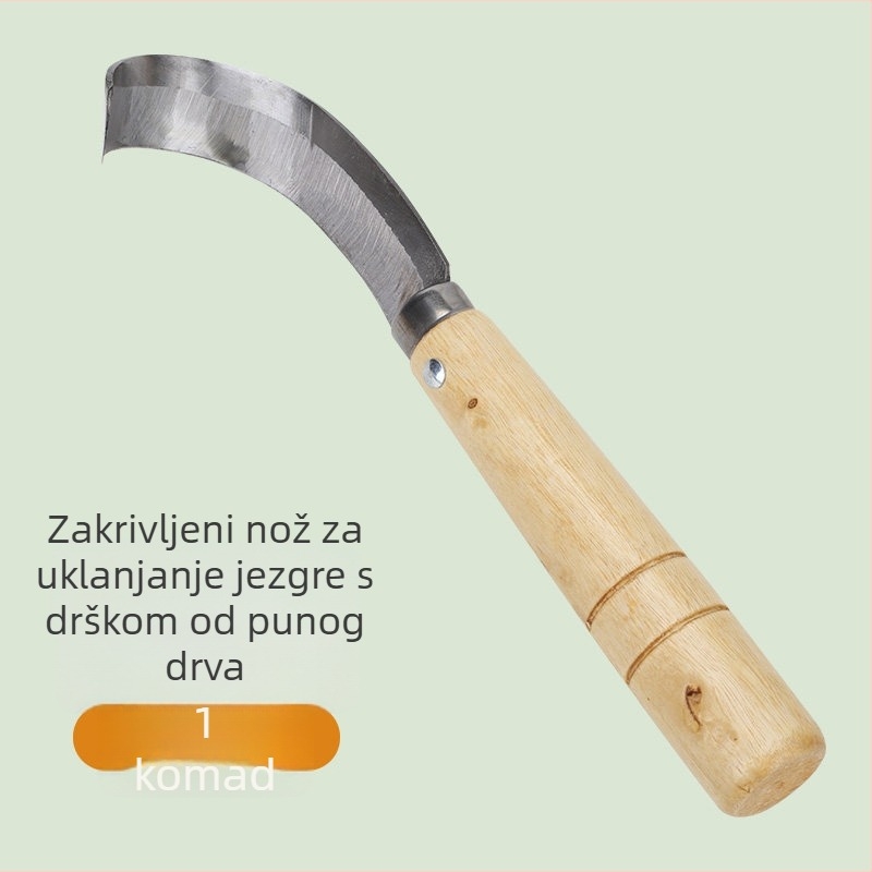 Nehrđajući čelik: dvostruko funkcionalan nož za izdvajanje jezgre jackfruita