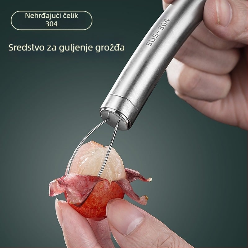 alat za guljenje grožđa s dvostrukom glavom – priprema voća i rezanje mesa