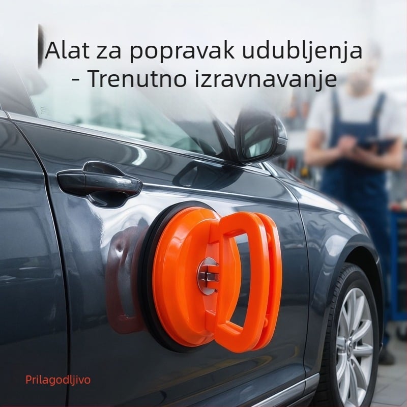 Alat za popravak udubljenja na automobilu sa vakuumskom šakom s jednom kandom, za rukovanje staklom i pločicama, vučenje lima karoserije