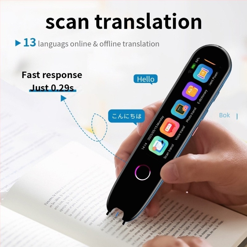Inteligentna prevoditeljska olovka – Međunarodno izdanje sa skeniranjem i offline prijevodom, višenamjenski elektronički riječnik olovka (kineski, engleski, japanski, korejski)