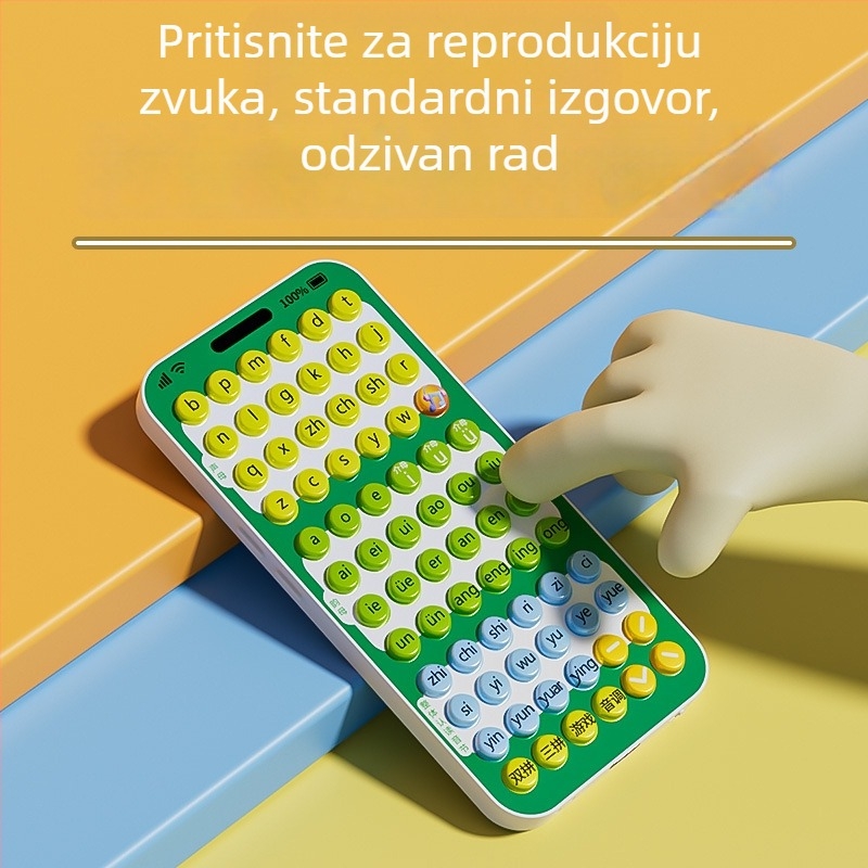 Pametan džepni uređaj za učenje pinyin za predškolce, uređaj za učenje pinyin, vježbe fonike, edukativna igračka