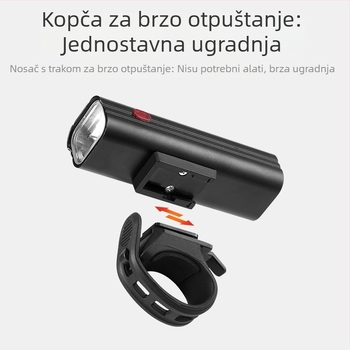 Set svjetala za bicikl: snažno prednje svjetlo i stražnje svjetlo za noćnu vožnju, vodootporno za planinske i cestovne bicikle, za djecu