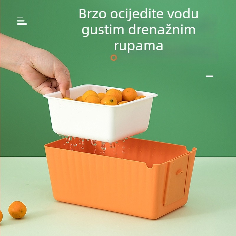 Japanskog stila dvostruka posuda za melonske sjemenke i kutija za pohranu, posuda za voće za dom