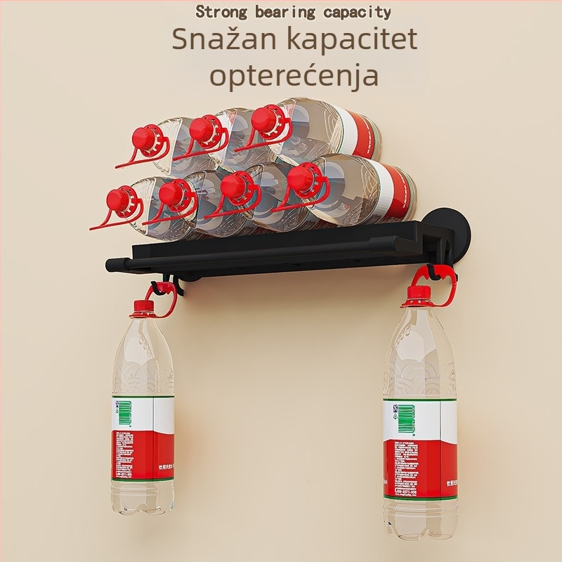 Višenamjenski sklopivi držač za ručnike, zidni, bez bušenja, kupaonica