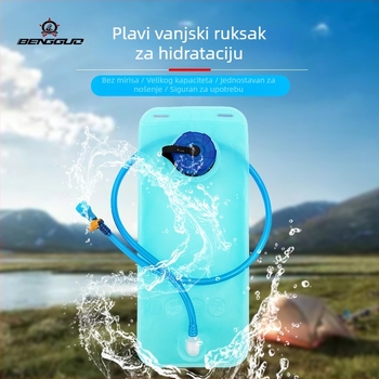 2L vodena torba za biciklizam, prijenosna, sklopiva plava za aktivnosti na otvorenom