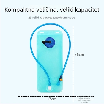2L vodena torba za biciklizam, prijenosna, sklopiva plava za aktivnosti na otvorenom