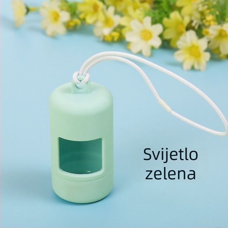 Prijenosni sakupljač psećih izmeta, kompaktan i višestruk, s mogućnošću odabira boje za šetnje.