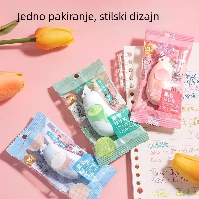 DL V21 korektivna traka za učenike osnovne škole, voćnog mirisa, kreativna i zabavna, kompaktna