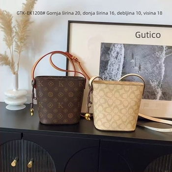 Gutiko nova stil bucket torba za žene, velika kapaciteta, crossbody torba sa džepom za telefon, ljeto 2025