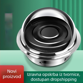 Vanjska kapica za ventilaciju od nehrđajućeg čelika 304, zaštita od vjetra, povratni ventil, kapica za kišu, otvoreni tip