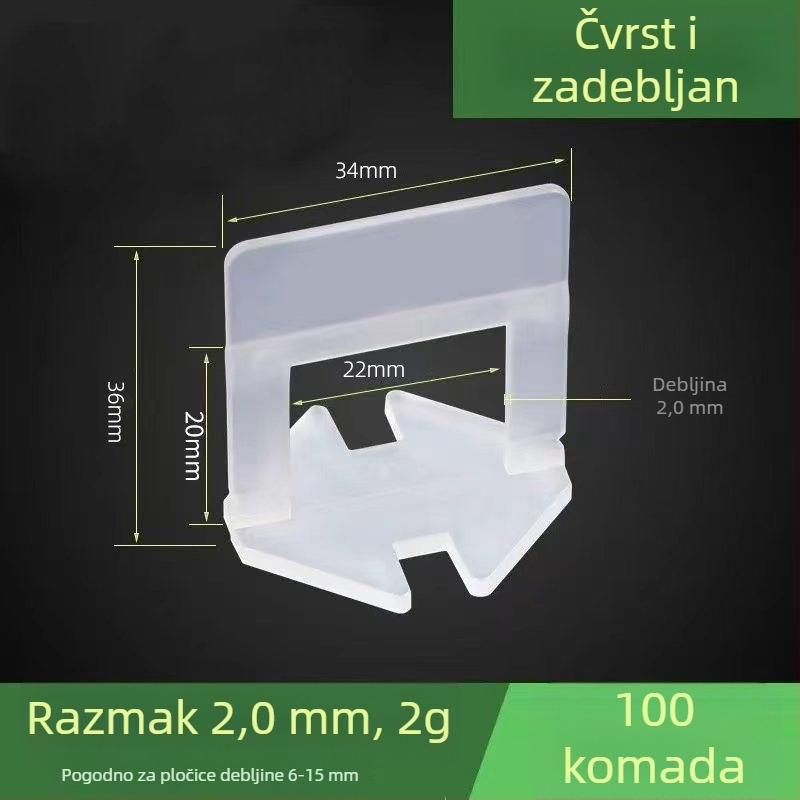 PVC podloga za niveliranje pločica – alat za ugradnju i razmake fuge