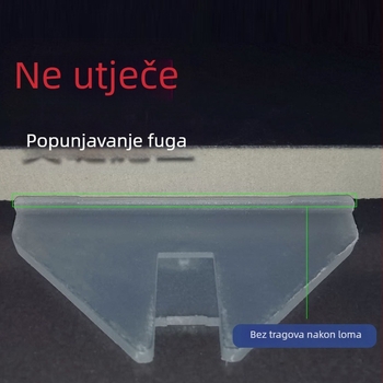 Prilagođena baza za niveliranje pločica s plastičnom karticom za postavljanje pločica i podešavanje spojeva