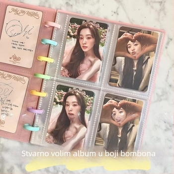 RINGNOTE Album idola zvijezde – 3 inča Polaroid kartice, fotoalbum s rastavljivim listovima za fanove