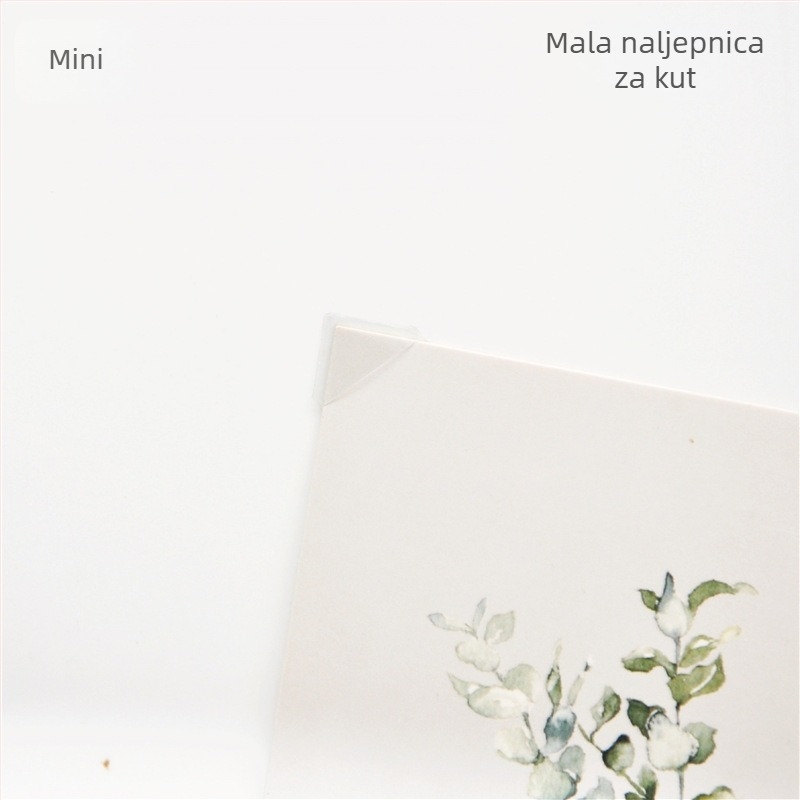 Trokutaste retro prozirne naljepnice za kutove fotografija – DIY kreativni album za stare fotografije, kutija s 250 naljepnica