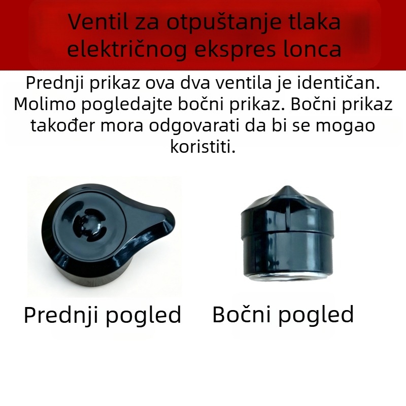 Dijelovi za Rongshida električni lonac pod pritiskom: ventil za ispuštanje, sigurnosni ventil za ograničenje tlaka i težina ventila, model YDG50-100A260 A57