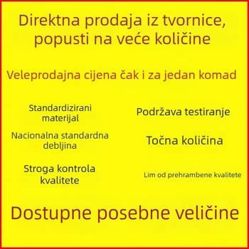 Listovi aluminijske folije za roštiljanje, pečenje i kuhanje na zraku