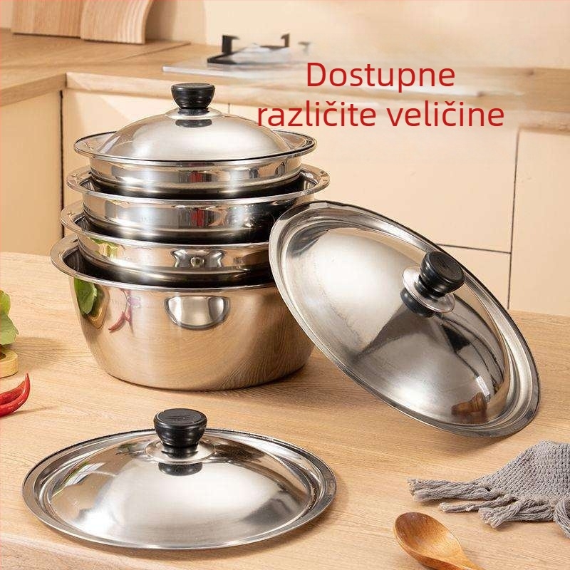 Univerzalni okrugli poklopac za lonac, izuzetno debeo, za male i velike posude
