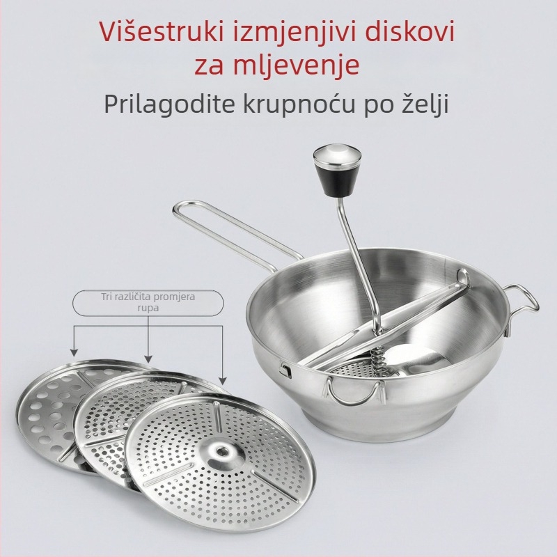Rantu ručni pasirac za povrće od nehrđajućeg čelika