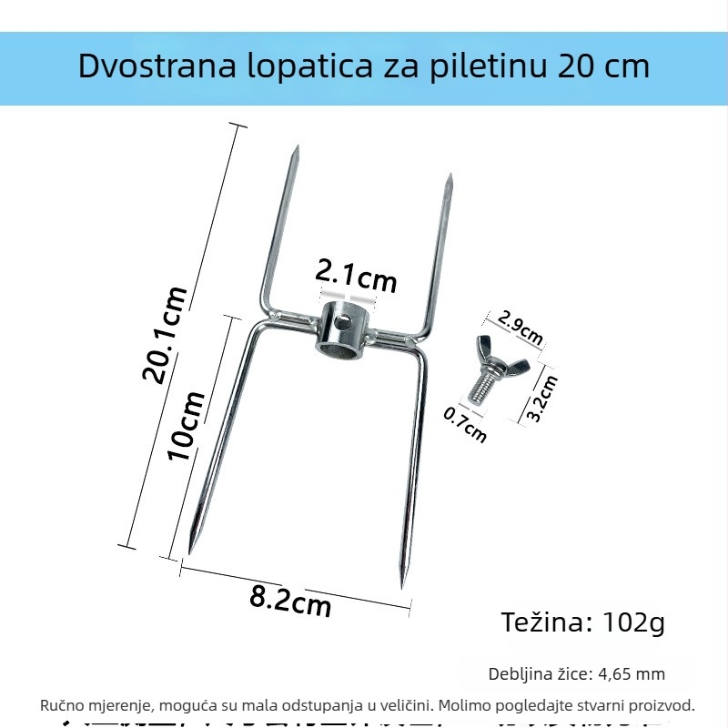 Set vilica za roštilj od nehrđajućeg čelika – 201 nehrđajući čelik alat za kućnu upotrebu