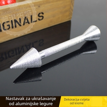 Aluminijski alat za ukrašavanje torti, štapić za ukrašavanje ruže i držač