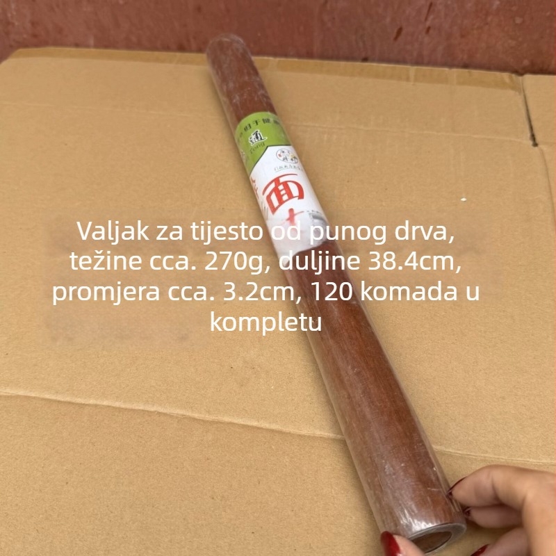Set od 30 drvenih valjaka za tijesto